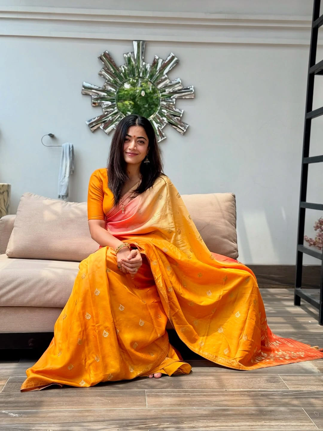 Rashmika Mandanna Cute Photos in Saree