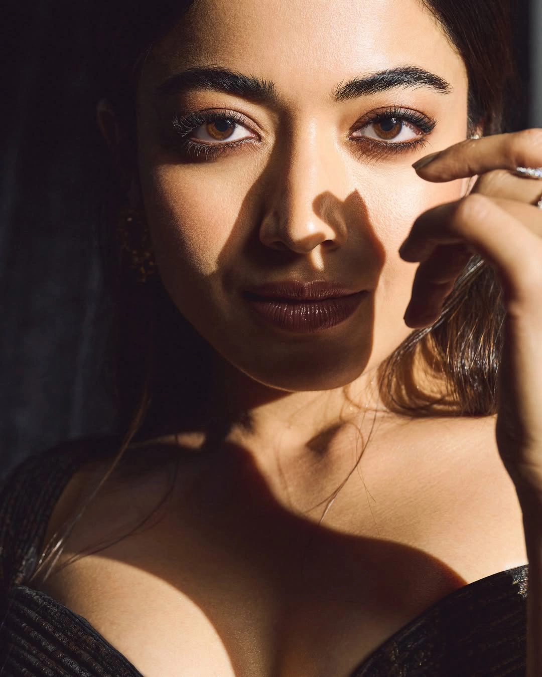 Rashmika Mandanna Shines in Black Dress