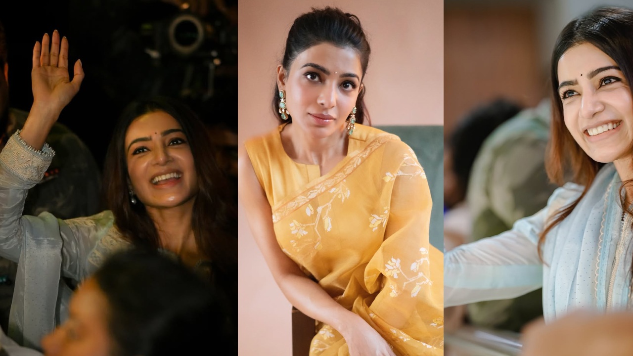 Samantha : సమంత లేటెస్ట్ ఫోటోలు చూశారా? ‘శుభం’ ప్రమోషన్స్ లో క్యూట్ గా..