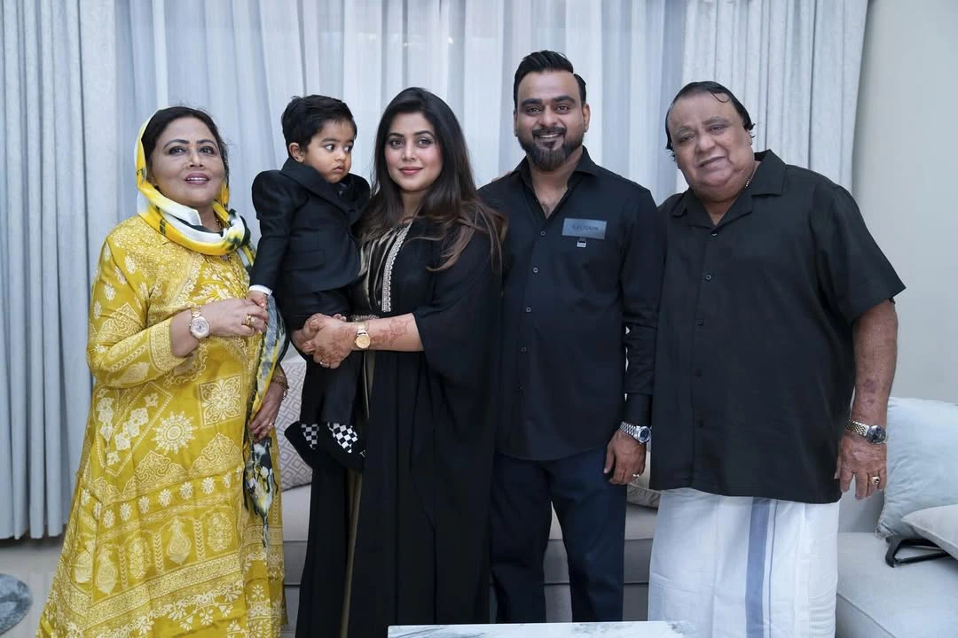 Actress Shamna Kasim Son Birthday Celebrations in Dubai
