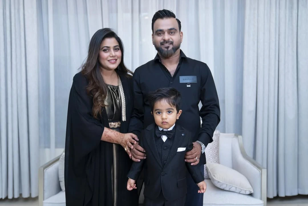 Actress Shamna Kasim Son Birthday Celebrations in Dubai