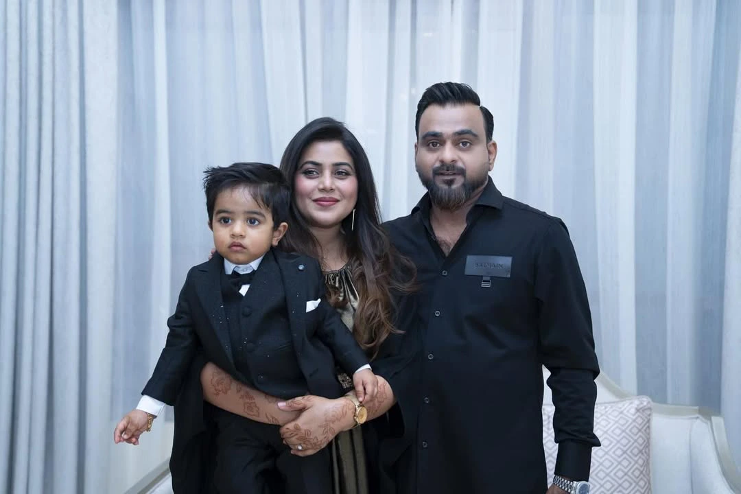 Actress Shamna Kasim Son Birthday Celebrations in Dubai
