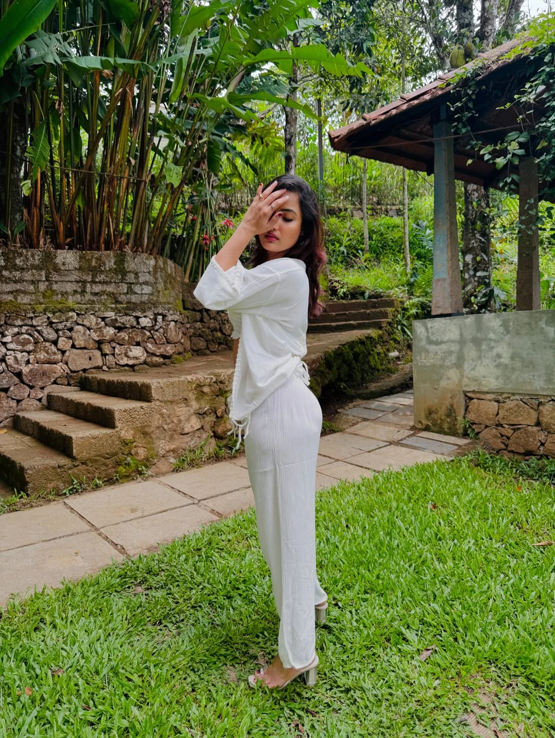 Siri Hanumanthu Enjoying Vacation in Kerala