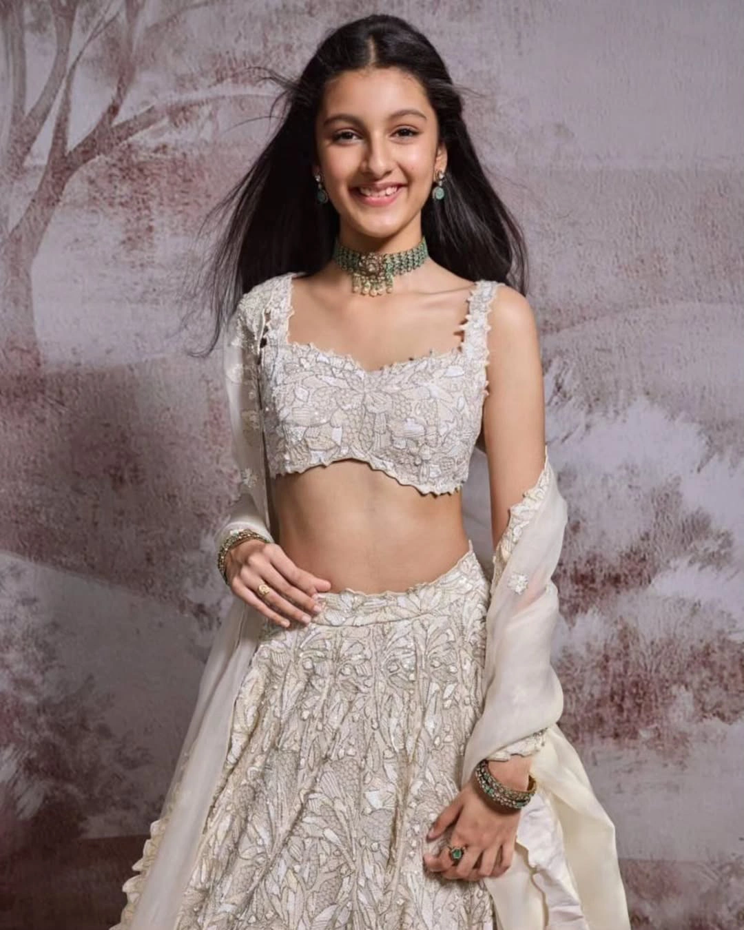 Sitara Ghattamaneni Shines in Ghagra Choli Dress