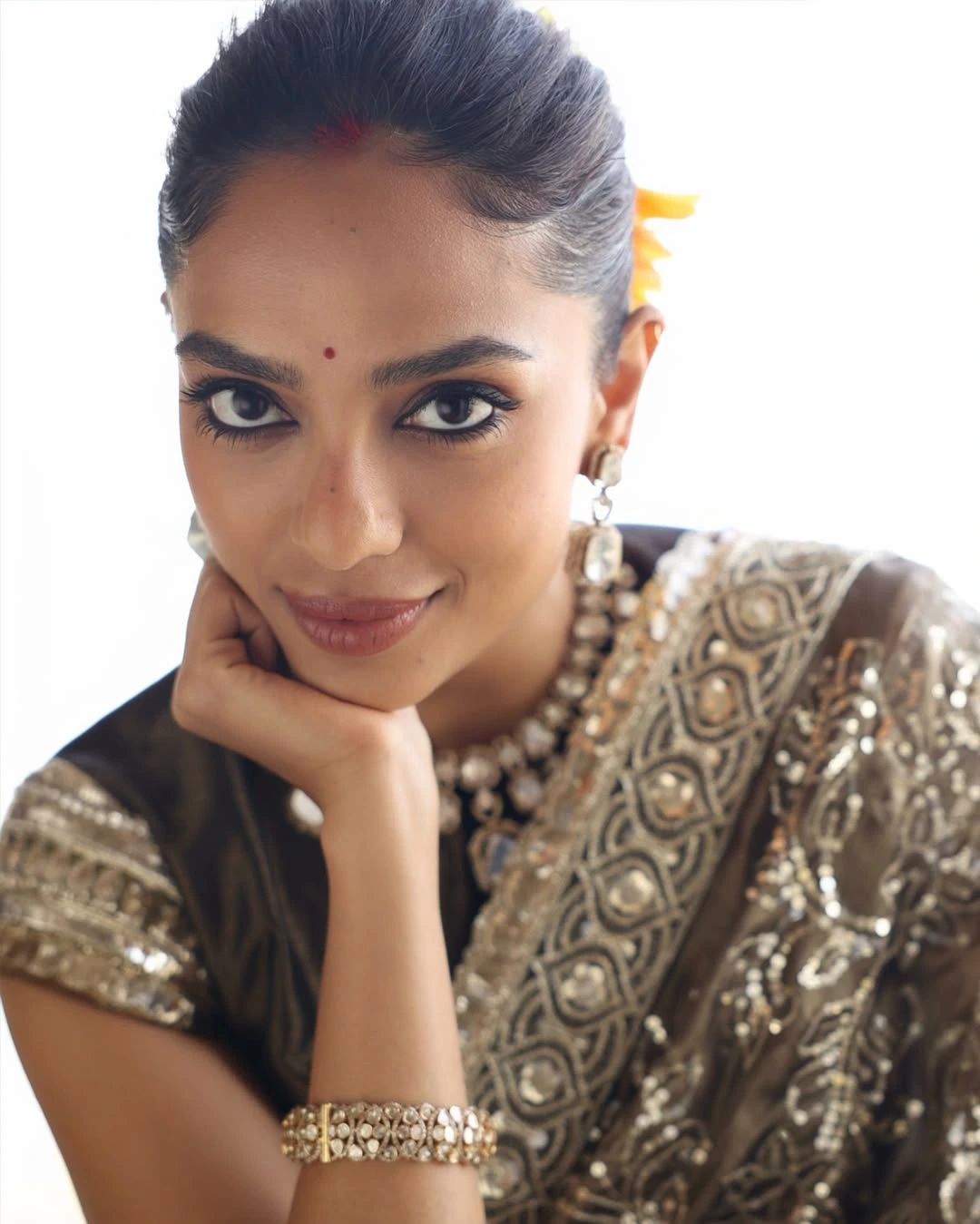 Sobhita Dhulipala in Saree at Waves Summit