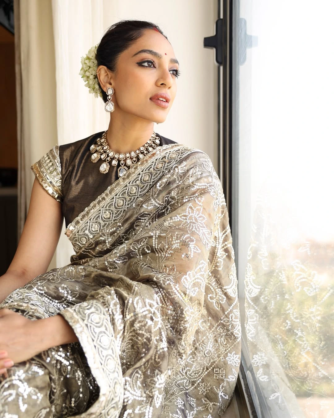 Sobhita Dhulipala in Saree at Waves Summit