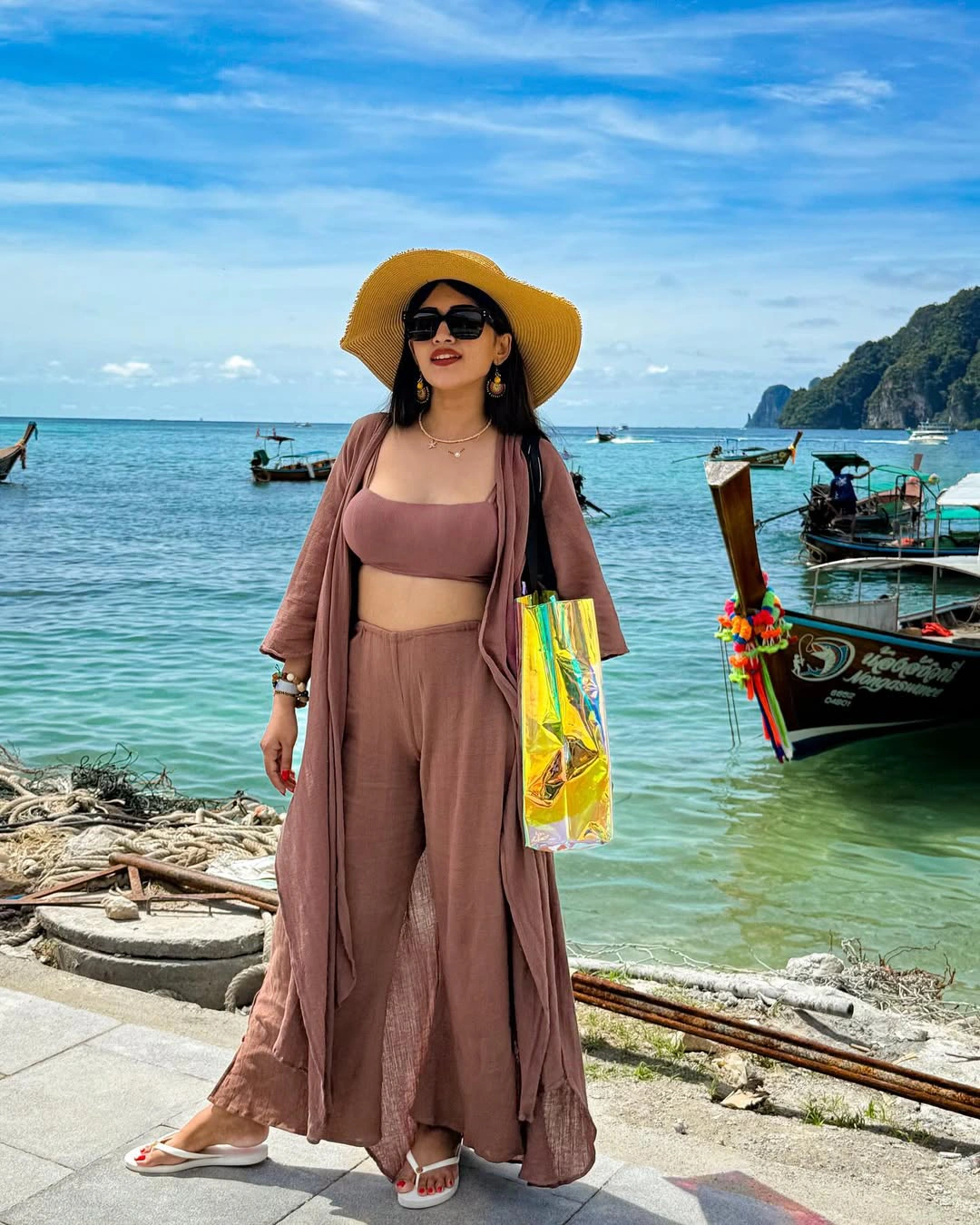 Sravanthi Chokarapu Enjoying Summer Vacation in Thailand