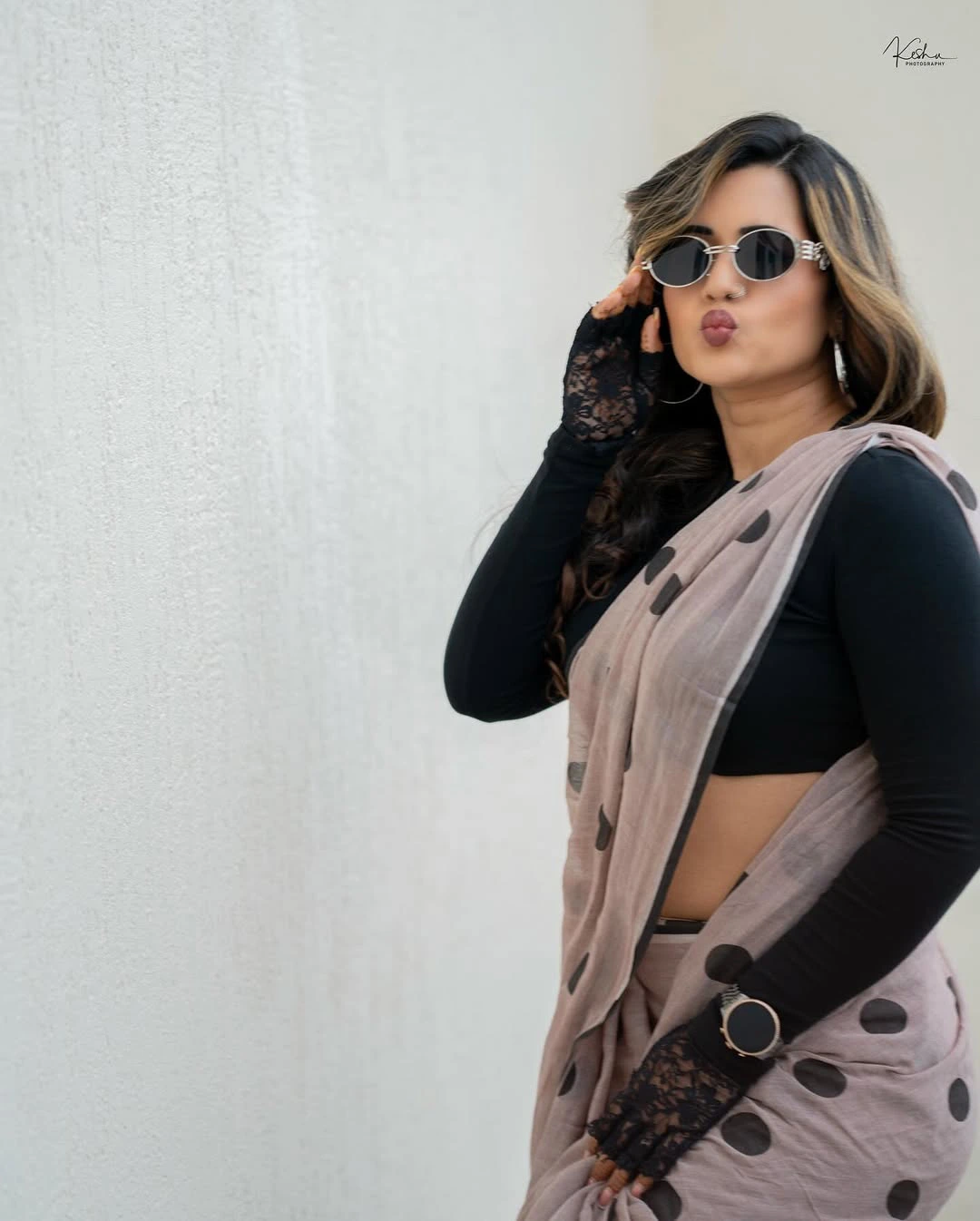 Sravanthi Chokarapu Stylish Looks in Saree