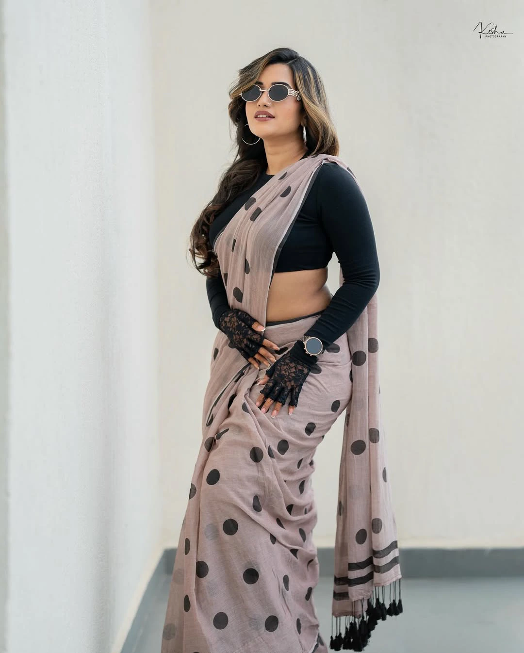 Sravanthi Chokarapu Stylish Looks in Saree