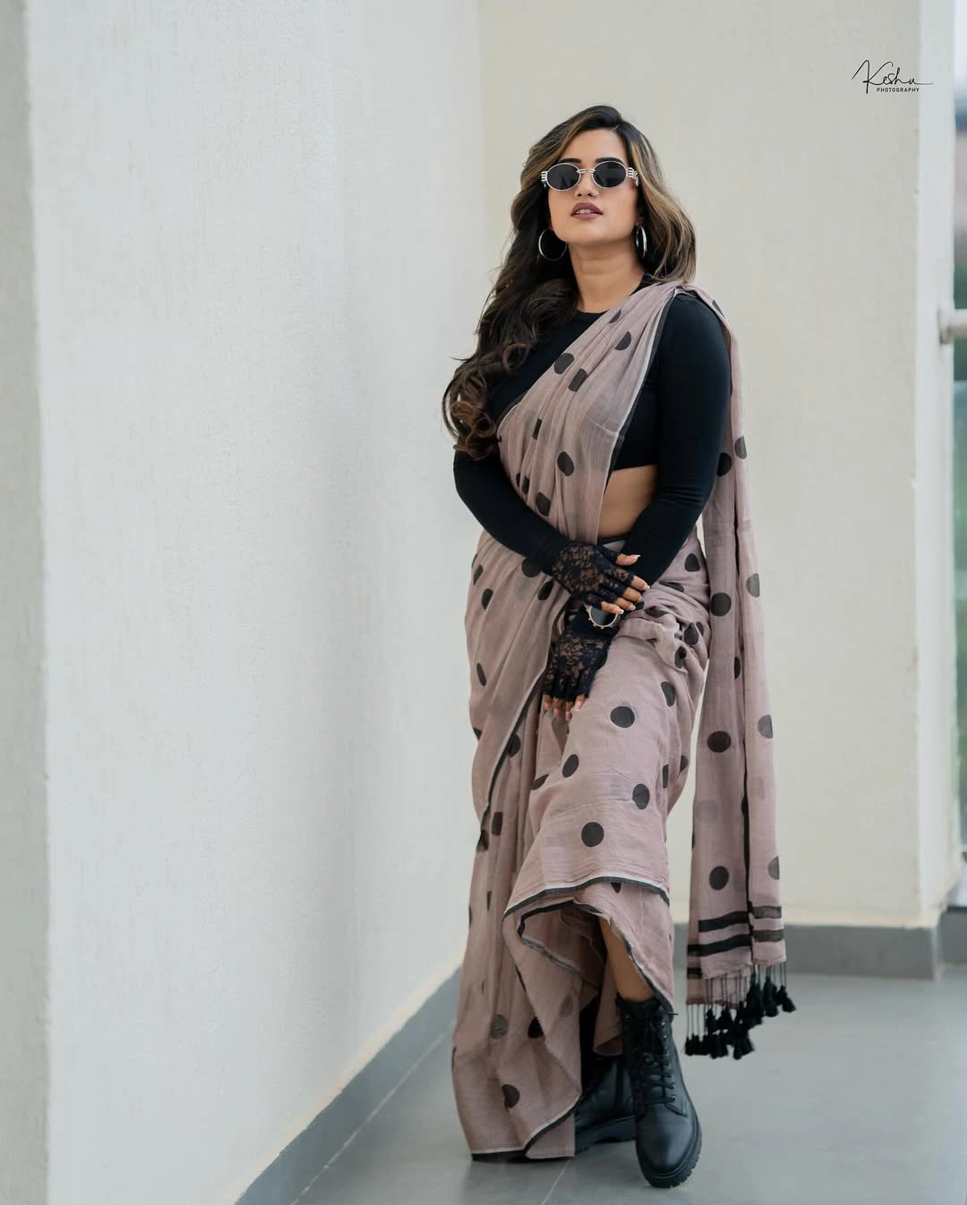 Sravanthi Chokarapu Stylish Looks in Saree