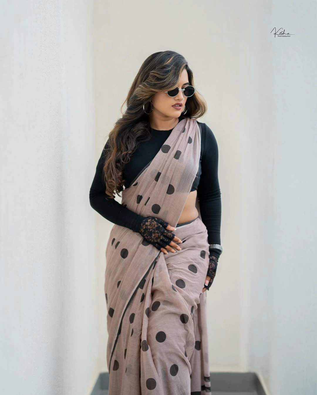 Sravanthi Chokarapu Stylish Looks in Saree