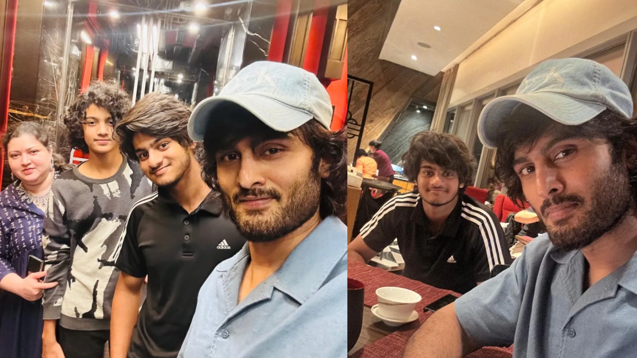 Sudheer Babu : రెస్టారెంట్ లో ఫ్యామిలీతో ఎంజాయ్ చేస్తున్న సుధీర్ బాబు.. ఫొటోలు..