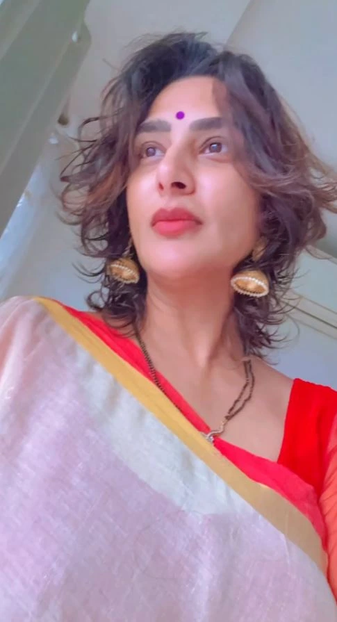 Actress Surekhavani Cute Photos in Saree