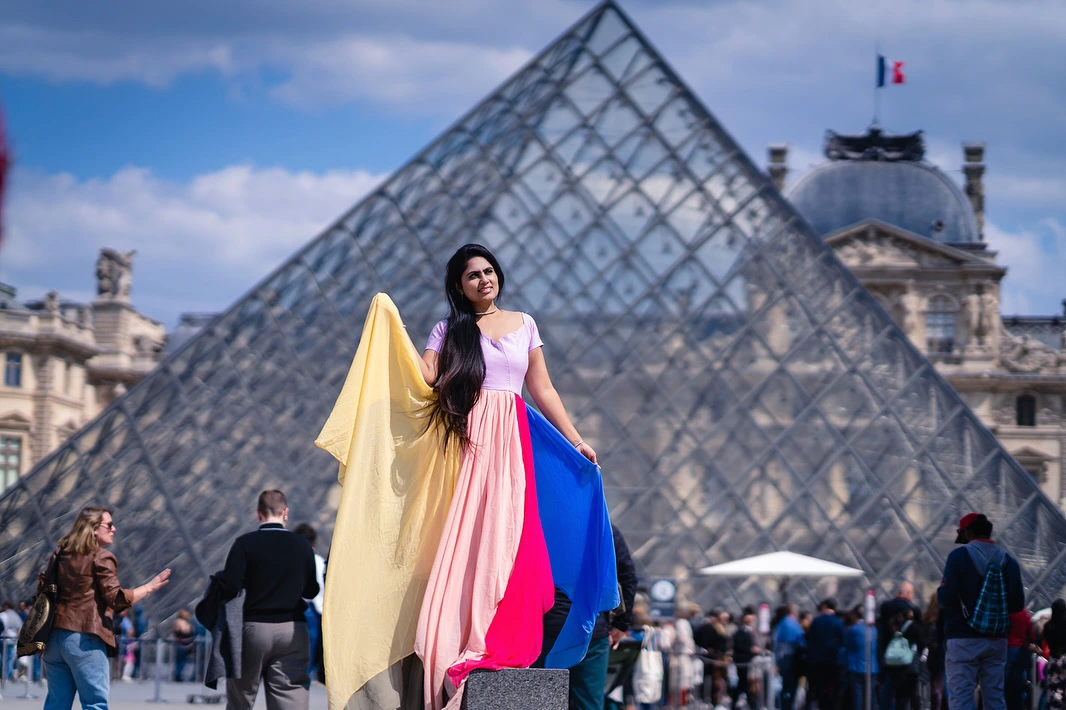 Dil Raju Wife Tejaswini Vygha Enjoying Summer Vacation in Paris