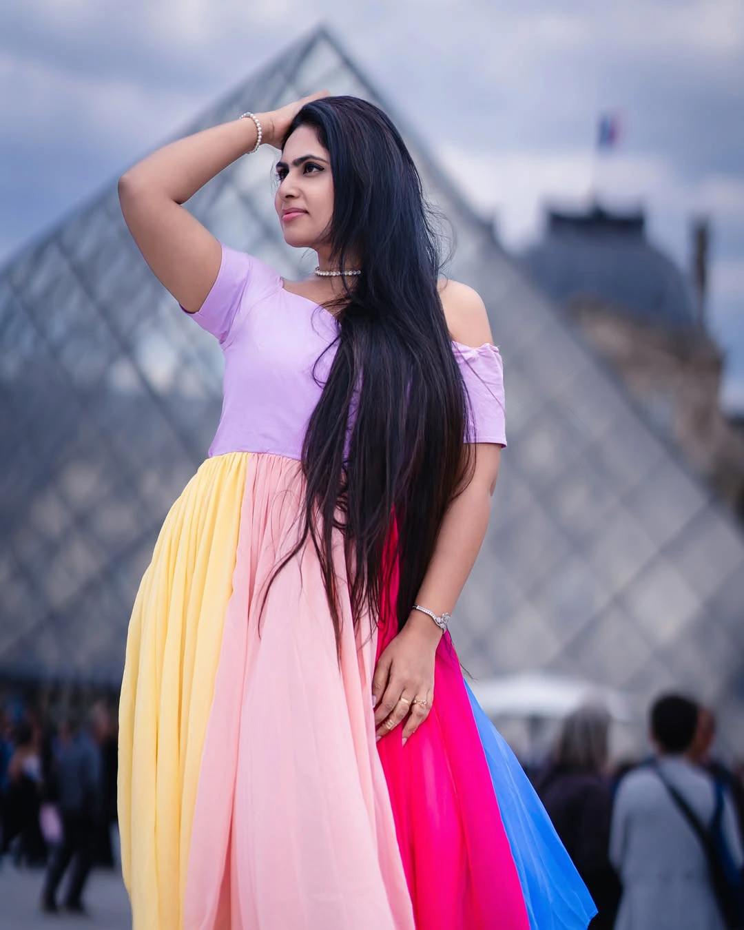 Dil Raju Wife Tejaswini Vygha Enjoying Summer Vacation in Paris