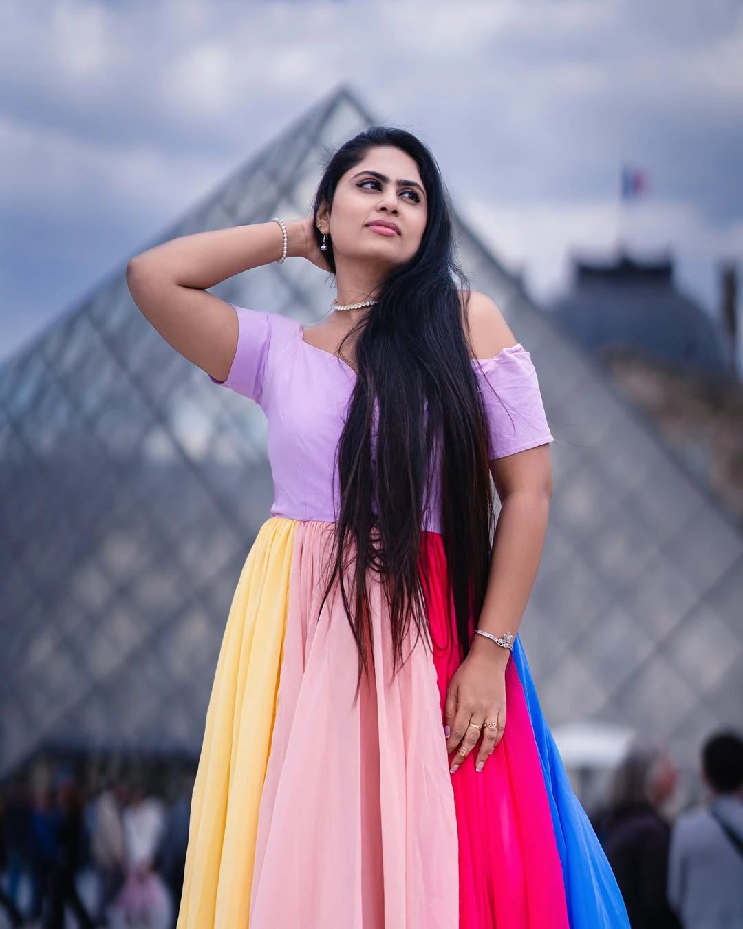Dil Raju Wife Tejaswini Vygha Enjoying Summer Vacation in Paris