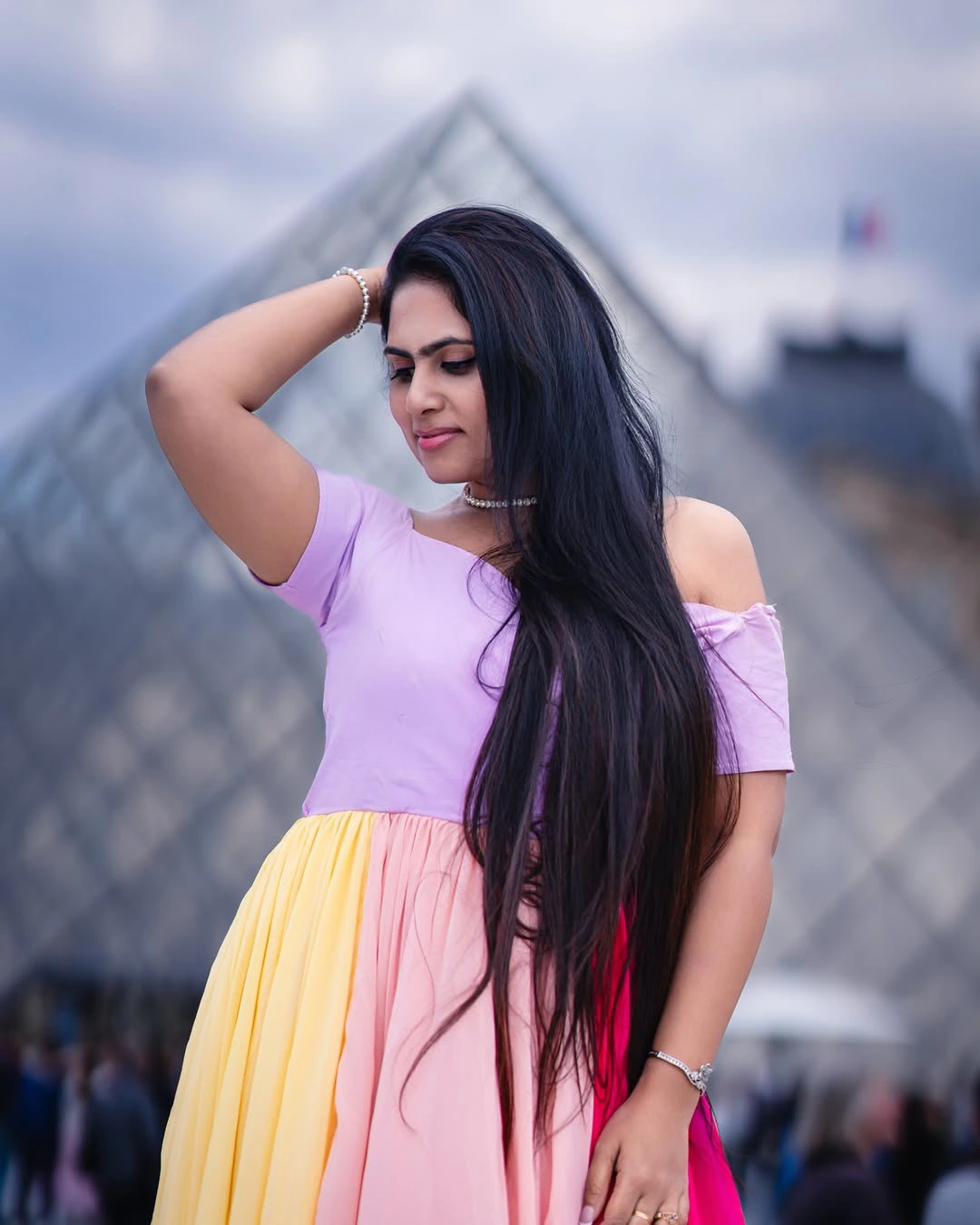 Dil Raju Wife Tejaswini Vygha Enjoying Summer Vacation in Paris