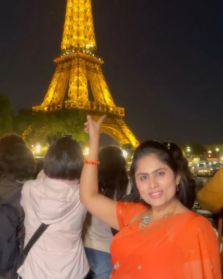 Dil Raju Wife Tejaswini Vygha Enjoying Summer Vacation in Paris