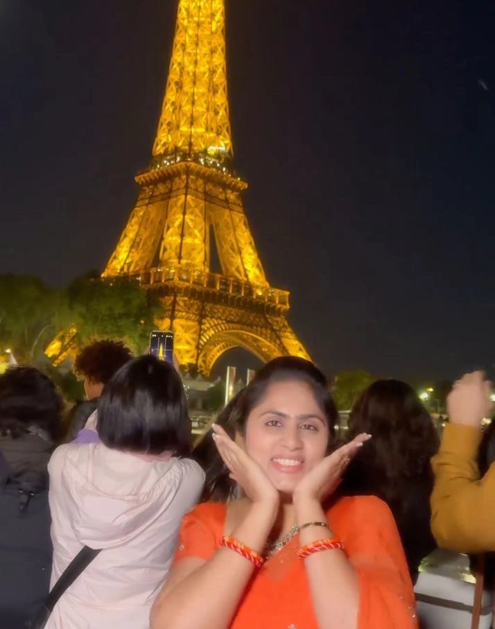 Dil Raju Wife Tejaswini Vygha Enjoying Summer Vacation in Paris
