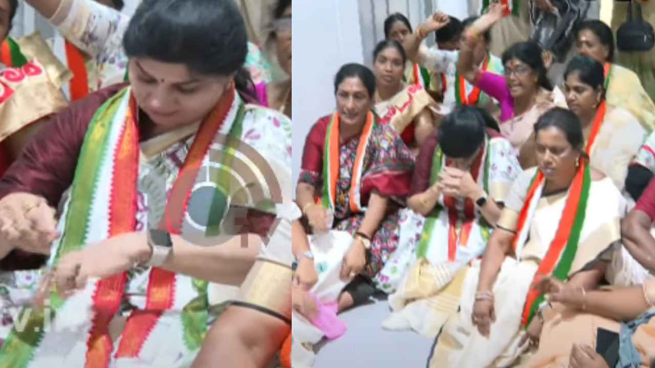 Women Congress: వారి చుట్టాలకి కూడా పదవులు ఇస్తున్నారు, మాకెందుకివ్వరు? గాంధీభవన్లో రచ్చ రచ్చ.. మహిళా కాంగ్రెస్ నేతల ధర్నా.. Women Congress: వారి చుట్టాలకి కూడా పదవులు ఇస్తున్నారు, మాకెందుకివ్వరు? గాంధీభవన్లో రచ్చ రచ్చ.. మహిళా కాంగ్రెస్ నేతల ధర్నా..
