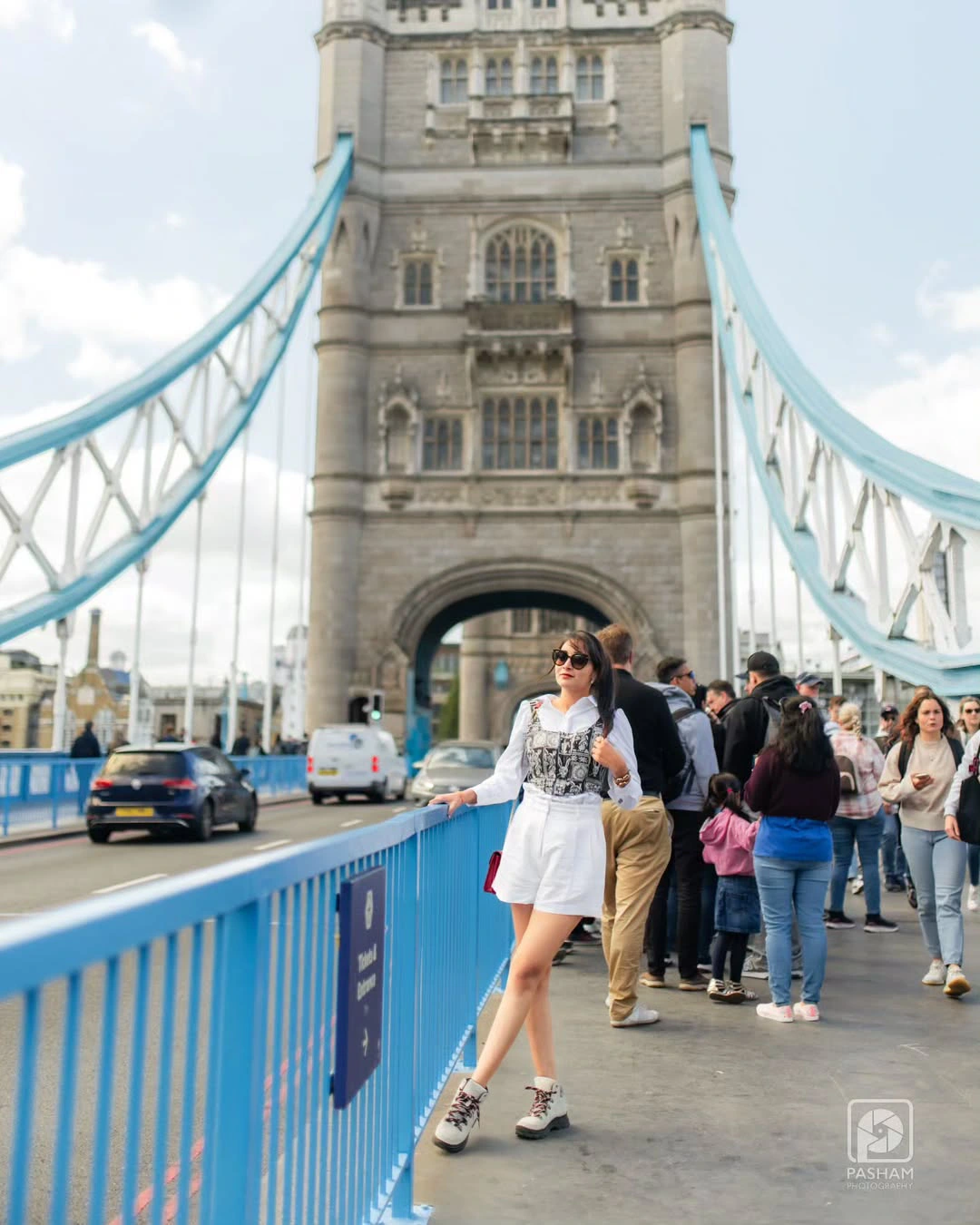 Bhanu Sri Stylish Poses at London Bridge
