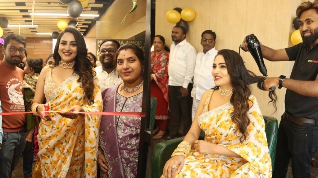 Actress Himaja Participated in Opening of Green Trends in Hyderabad