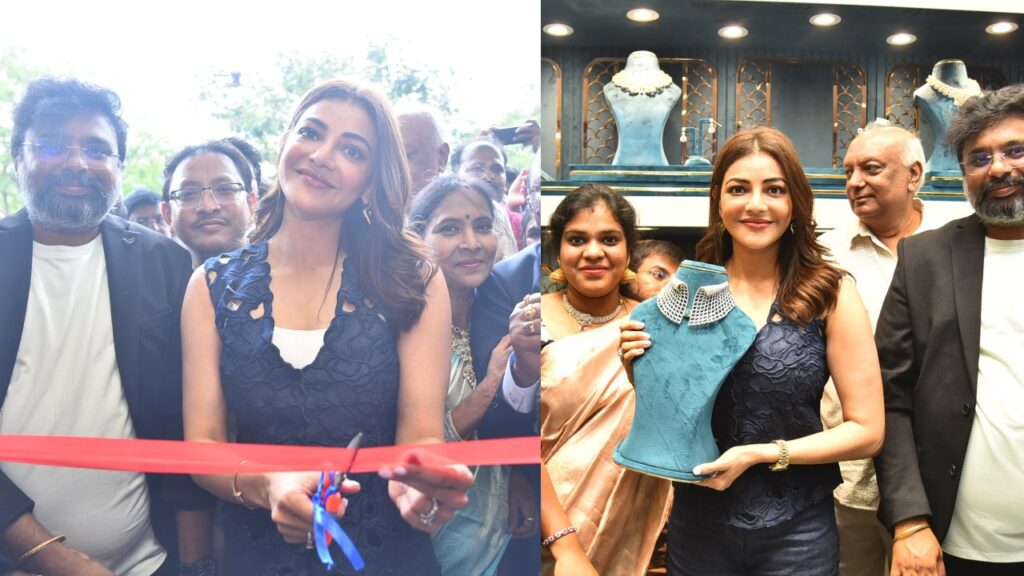 Kajal Aggarwal Participated in Jewellery Shop Opening in Hyderabad