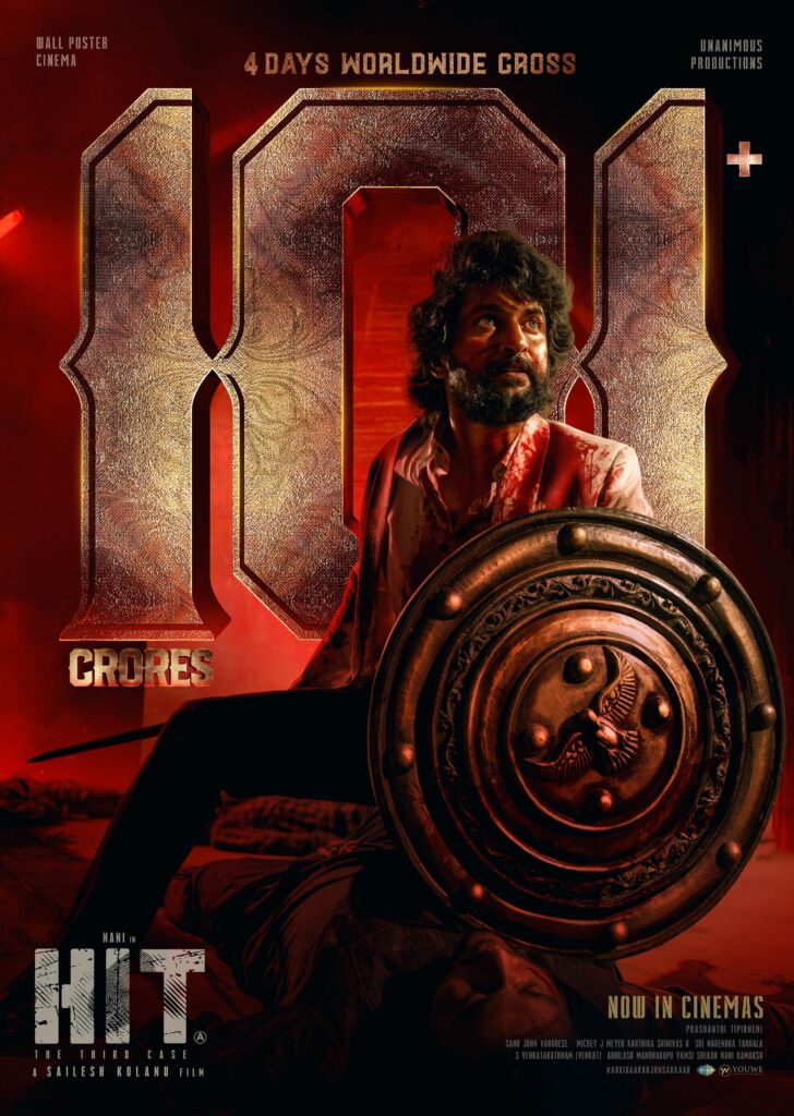 Nani Hit 3 Movie Four Days Collections 