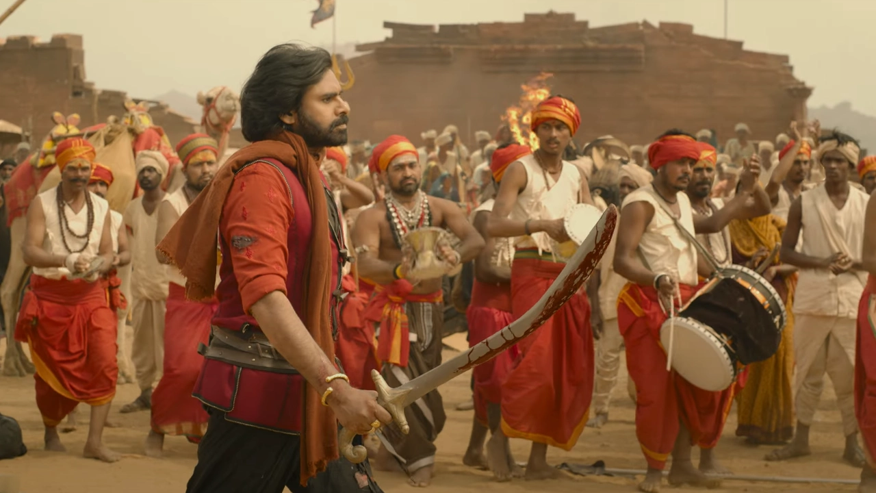 Pawan Kalyan HariHara VeeraMallu Song HD Stills