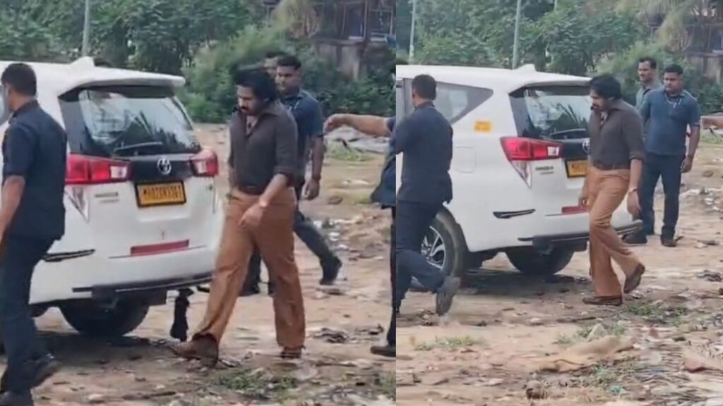 Pawan Kalyan OG Shoot in Mumbai Photos and Video Leaked