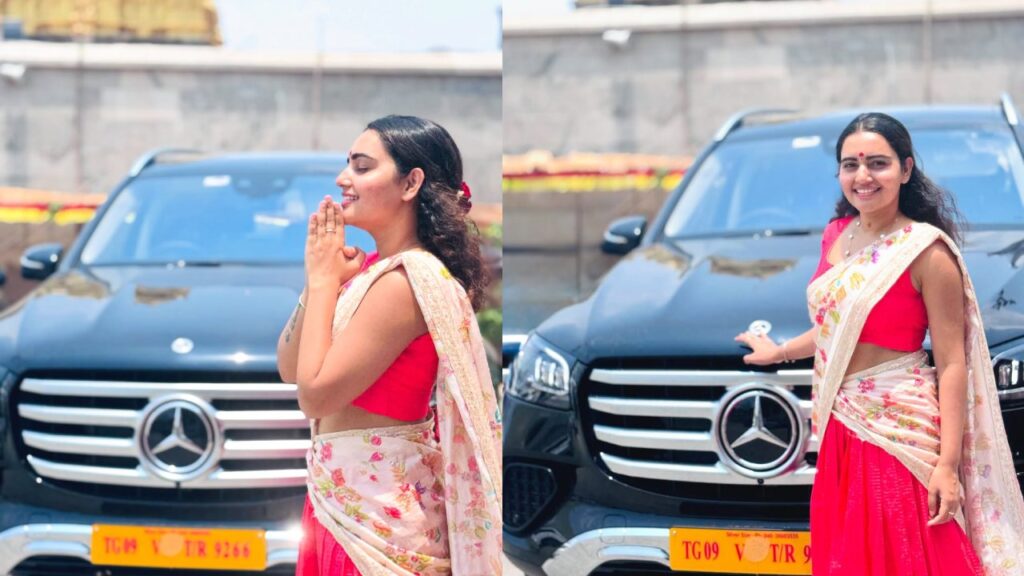 Actress Soniya Singh Buys New Costly Benz Car