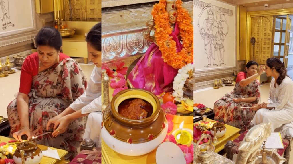 Chiranjeevi Wife Surekha Ram Charan Wife Upasana Prepare Summer Special Avakaya Pickle from athammas kitchen