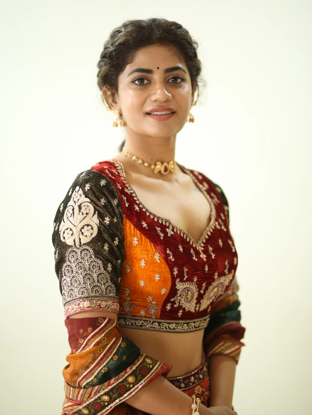 Abhignya Vuthaluru Shines in Lehenga at Viraatapalem Event