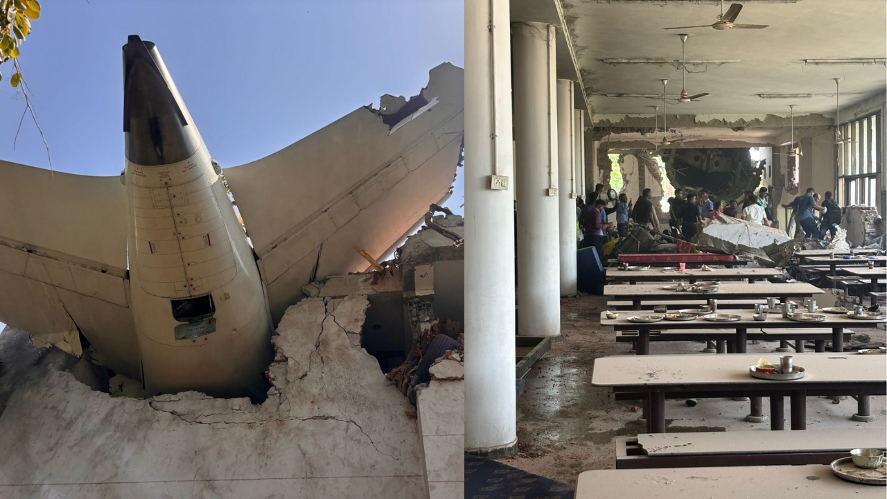 Ahmedabad Plane Crash Photos: అహ్మదాబాద్‌ ఘోర విమాన ప్రమాదం.. హృదయవిదారక దృశ్యాలు