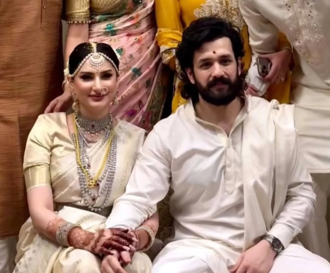 Akhil Akkineni Wedding with Zainab Ravdjee