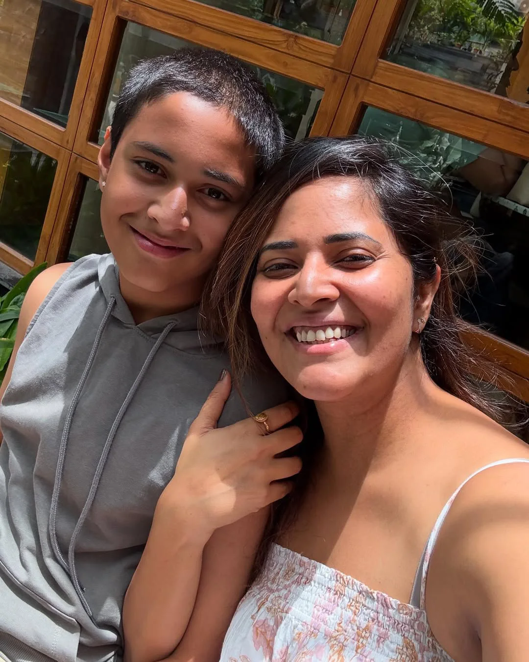 Anasuya Bharadwaj Enjoying with Family on Sunday