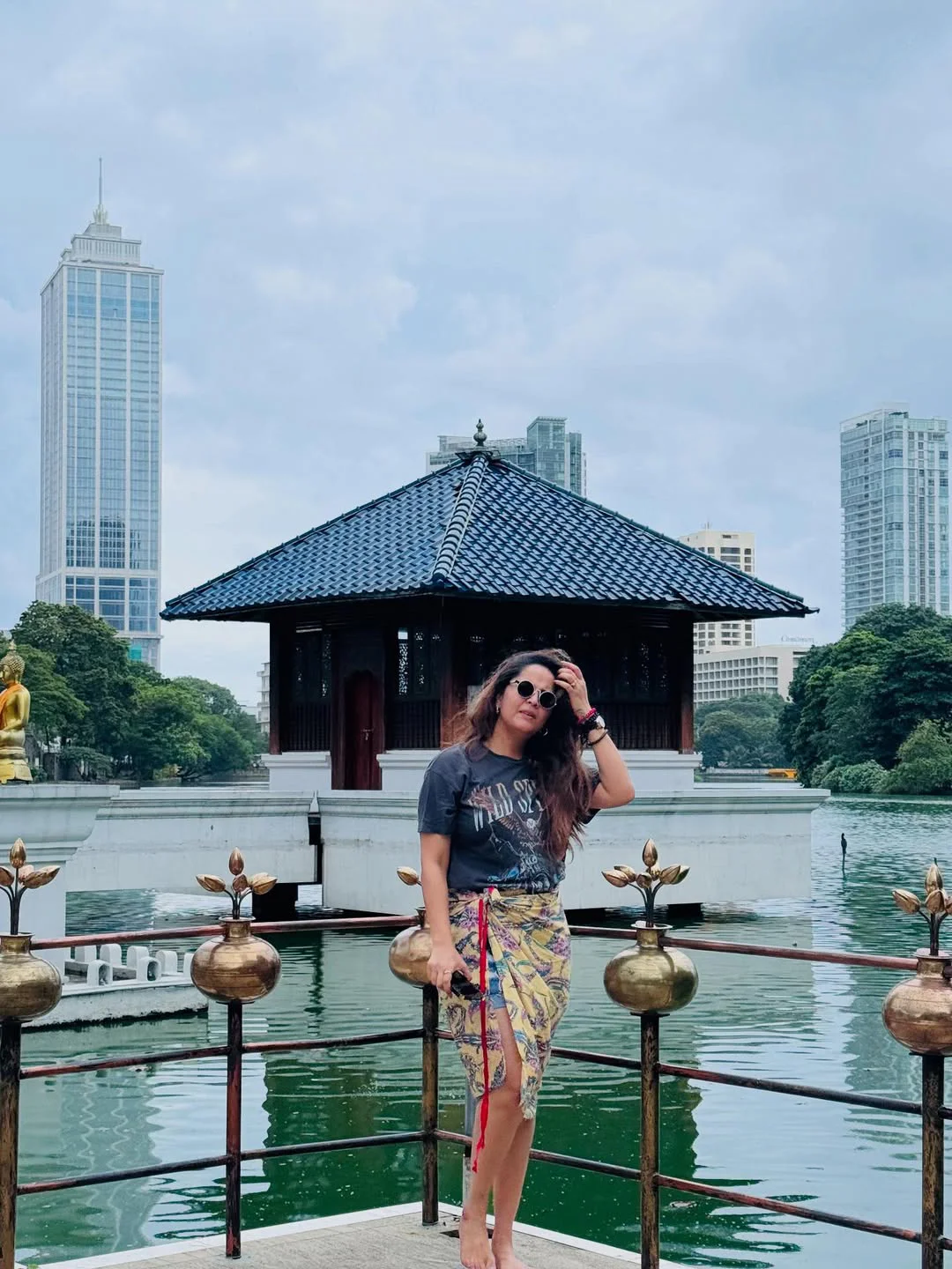 Anasuya Bharadwaj Enjoying Sri Lanka Vacation with Family