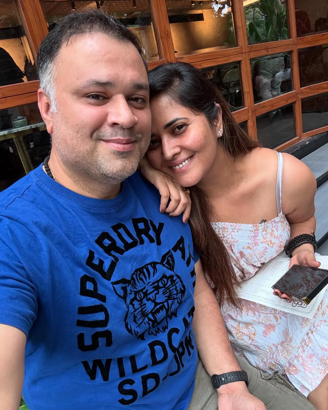 Anasuya Bharadwaj Enjoying with Family on Sunday