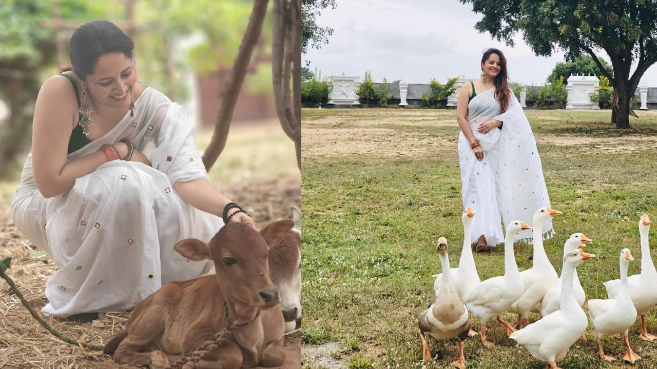 Anasuya Bharadwaj : తెలుపు చీరలో అనసూయ తరగని అందాలు..