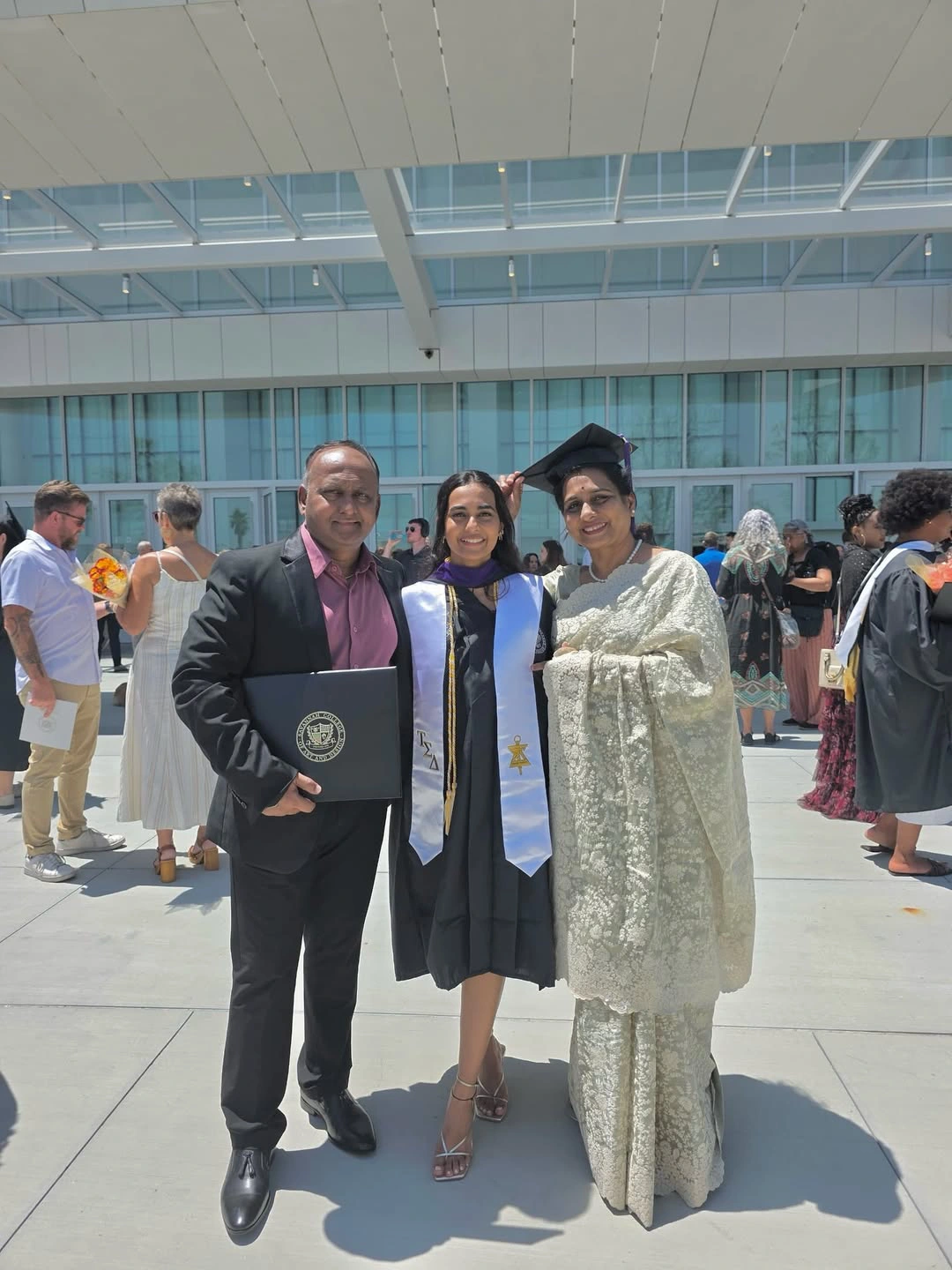 Aneesha Dama Graduation Day Celebrations