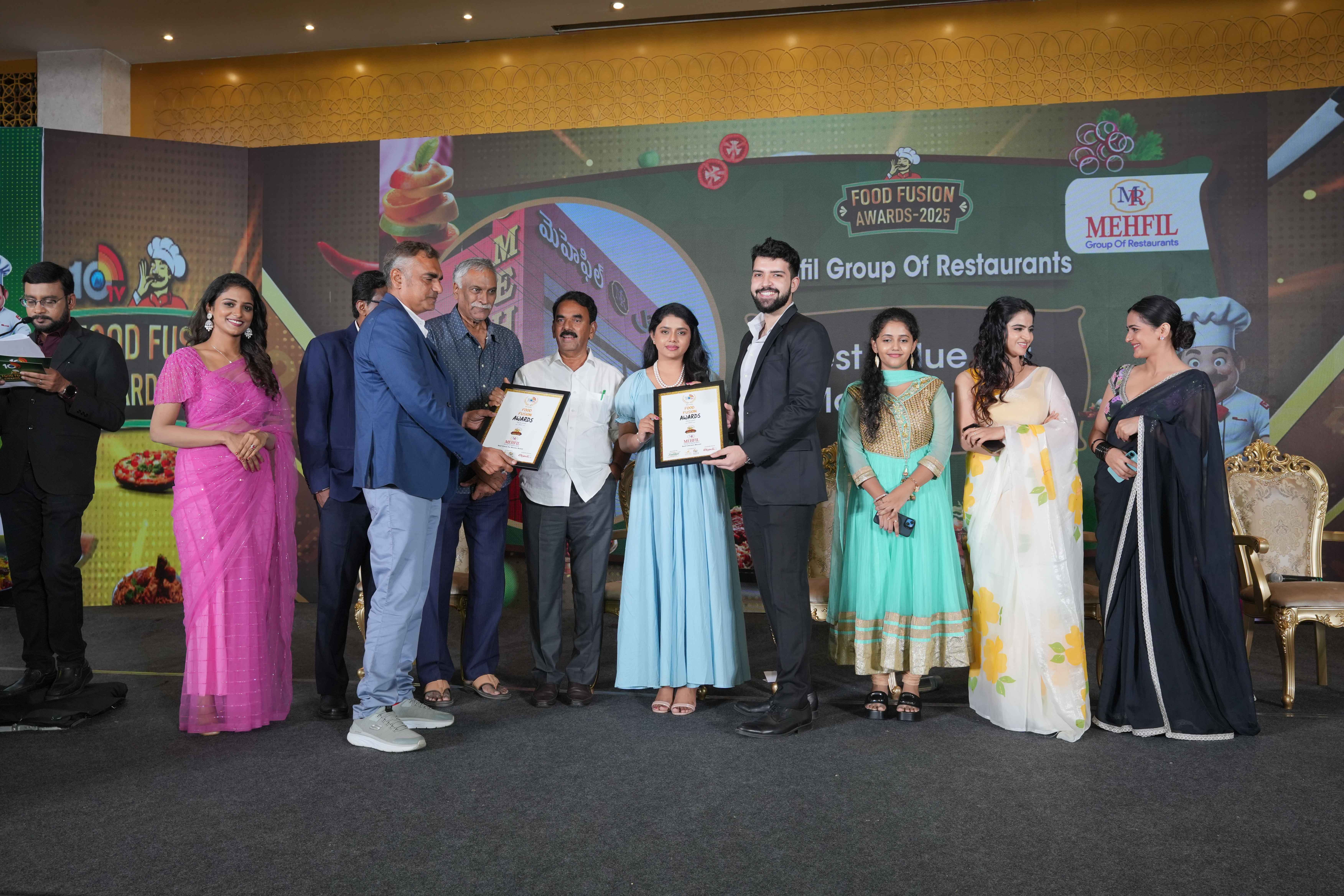 బెస్ట్‌ వాల్యు ఫర్ మనీ బ్రాండ్ - మెహ్ఫిల్ గ్రూప్ ఆఫ్ రెస్టారెంట్స్‌