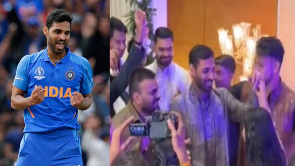 Bhuvneshwar Kumar Dance At Rinku Singh Priya Sarojs Engagement