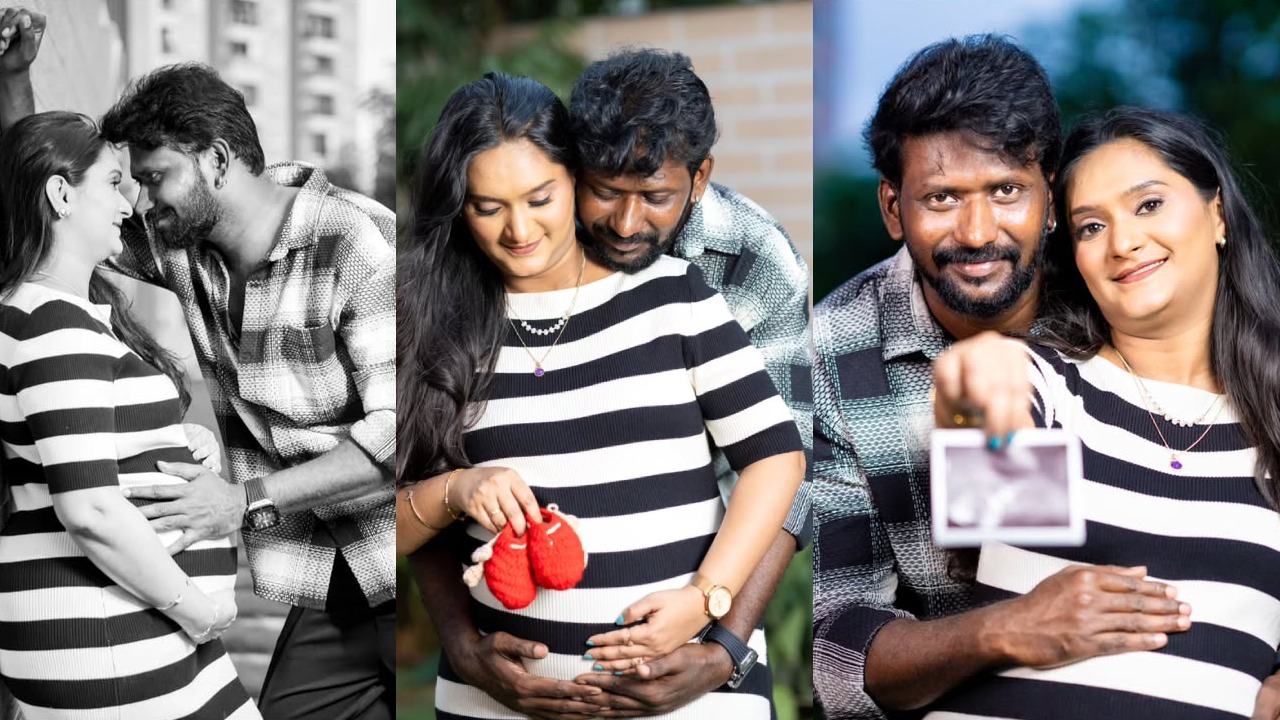 Mahesh Vitta : తండ్రి కాబోతున్న బిగ్ బాస్ ఫేమ్, కమెడియన్ మహేష్ విట్టా.. భార్య బేబీ బంప్ తో ఫొటోలు..