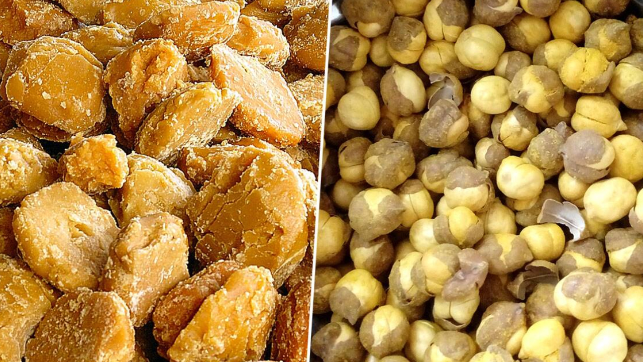 Chana And Jaggery: బెల్లం, శనగలతో ఆరోగ్యం.. పొద్దున్నే తింటే ఎంత మంచిదో తెలుసా.. ఇంకా చాలా ఉన్నాయి Chana And Jaggery: బెల్లం, శనగలతో ఆరోగ్యం.. పొద్దున్నే తింటే ఎంత మంచిదో తెలుసా.. ఇంకా చాలా ఉన్నాయి