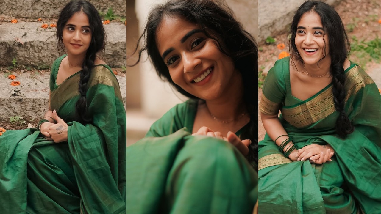 Deepthi Sunaina : చీరకట్టులో దీప్తి సునైనా.. ఎంత క్యూట్ గా ఉందో.. లేటెస్ట్ ఫొటోలు..