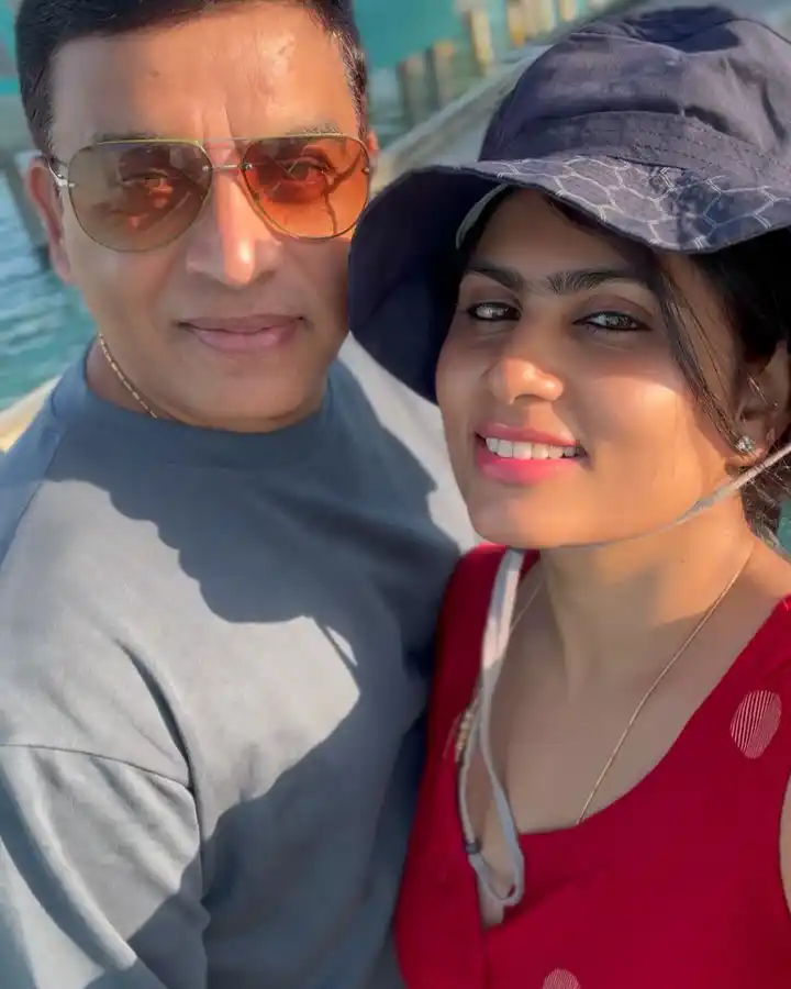 Dil Raju Enjoying Vacation in Maldives with Wife Tejaswini Vygha