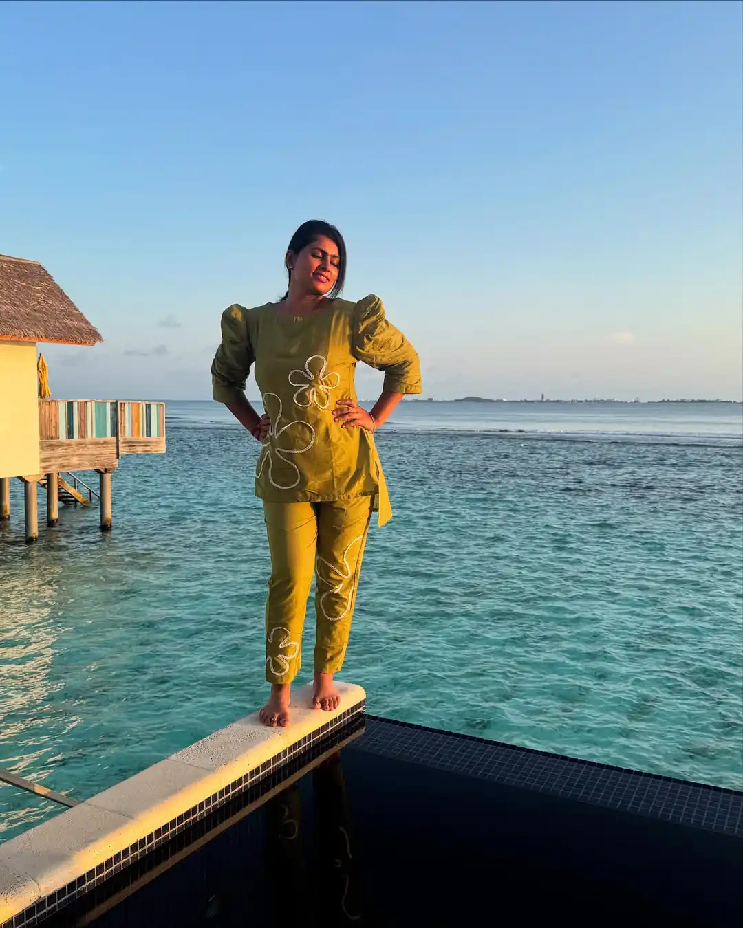 Dil Raju Enjoying Vacation in Maldives with Wife Tejaswini Vygha