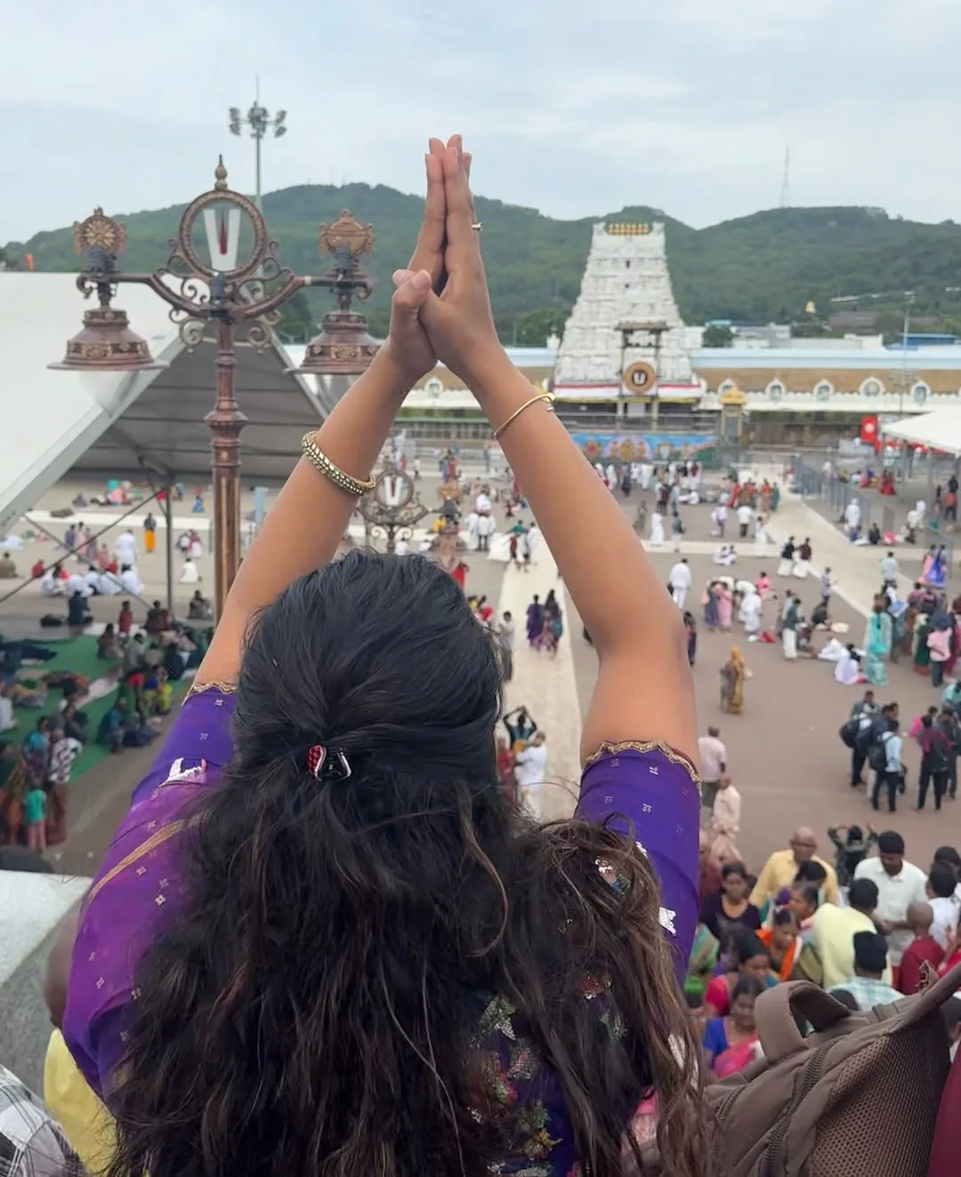 Divi Visits Tirumala
