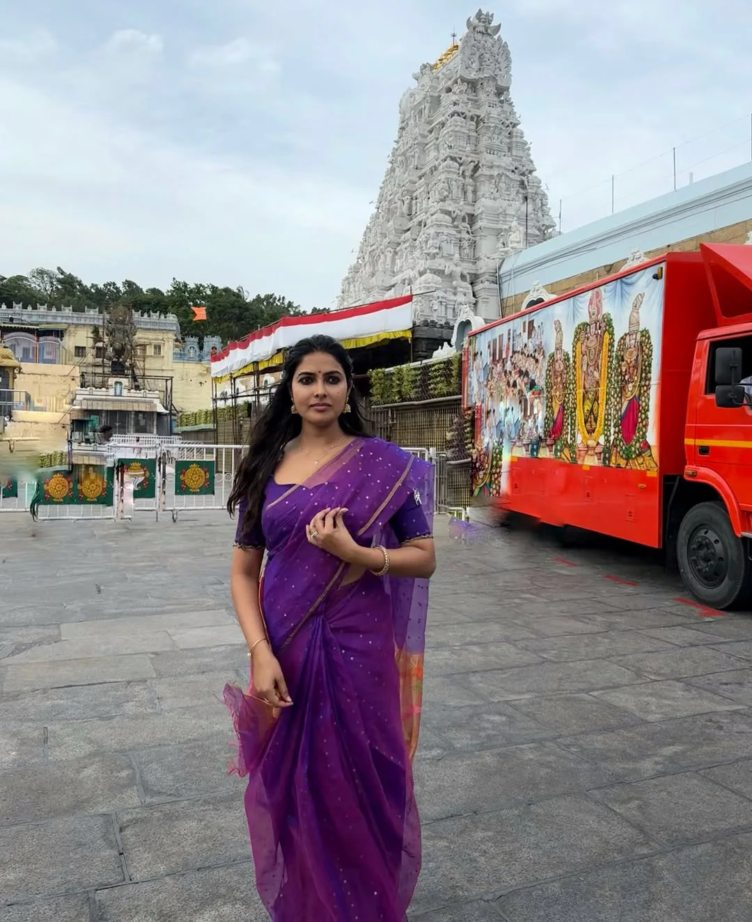 Divi Visits Tirumala