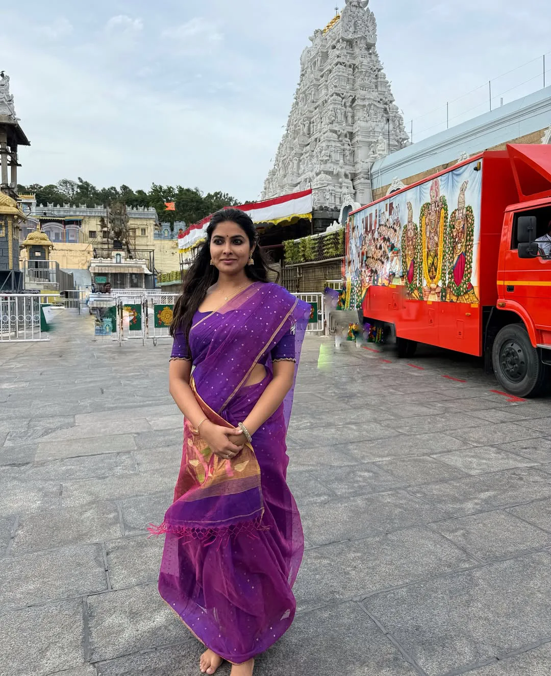 Divi Visits Tirumala